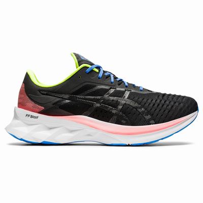 Asics Novablast - Miesten Juoksukengät - Mustat/Syvä Harmaat